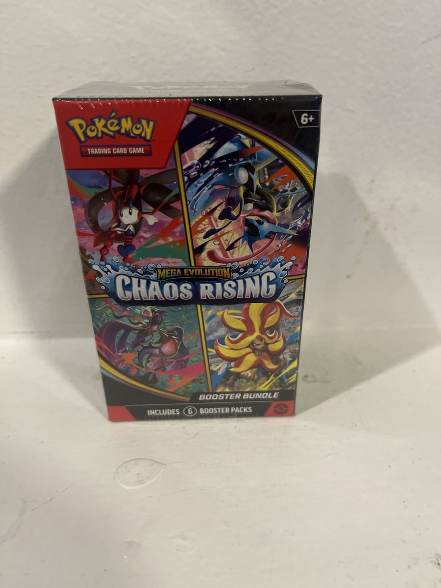 Pokemon TCG Mega Evolution Chaos Rising Booster Bundle - 6 Packs