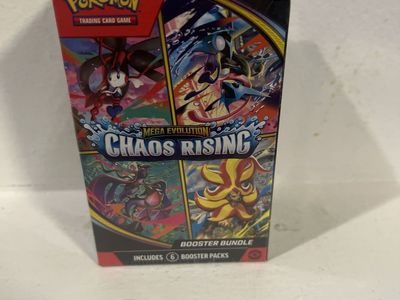 Pokemon TCG Mega Evolution Chaos Rising Booster Bundle - 6 Packs