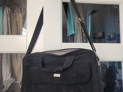 Monoprice Black Laptop Messenger Bag - Padded Compartment & Organizer Pockets