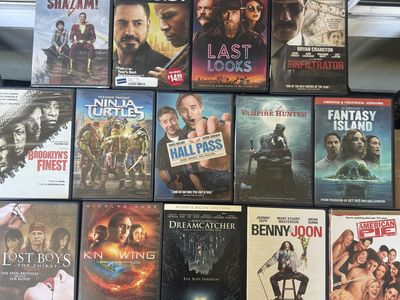 Large DVD Movie Lot - Action, Thriller, Fantasy, Comedy Collection - Various Titles: $4 each
