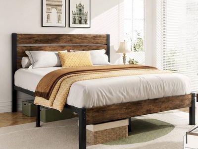 Queen Platform Bed Frame – Brand New in Box