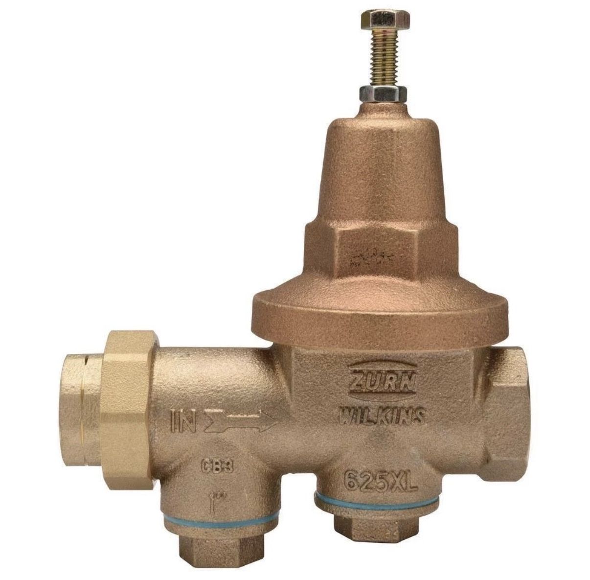 Zurn Wilkins 625XL 1" Pressure Reducing Valve Lead Free Bronze Water Regulator