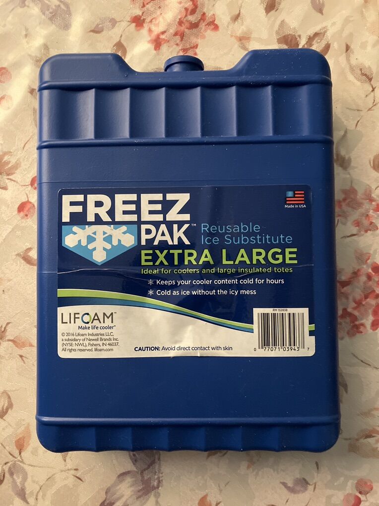 New LiFoam Extra Large Cooler Freez Pak Pack