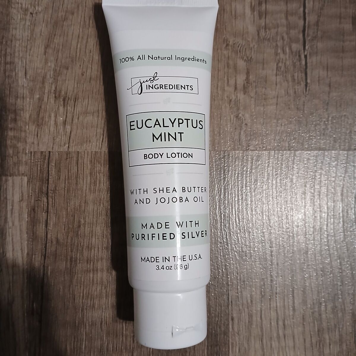 New Just Ingredients Body Lotion With Silver