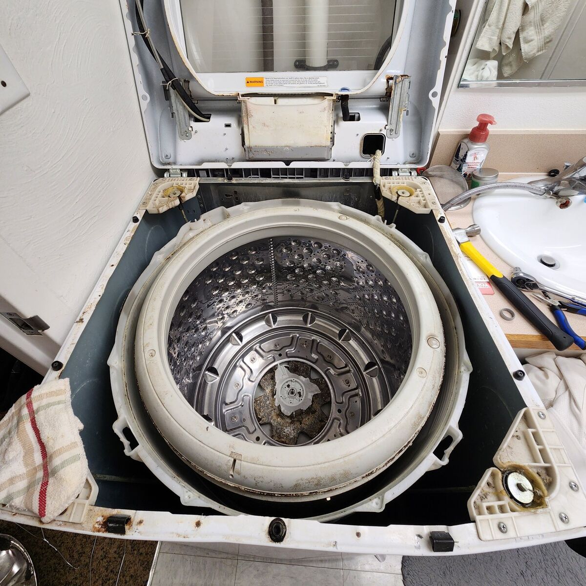 LG Toploader Washing Machine - for parts or repair