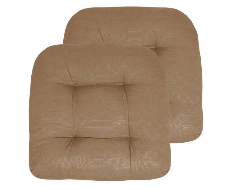 Nee Set Of Taupe Outdoor Seat Cushions. Delivery