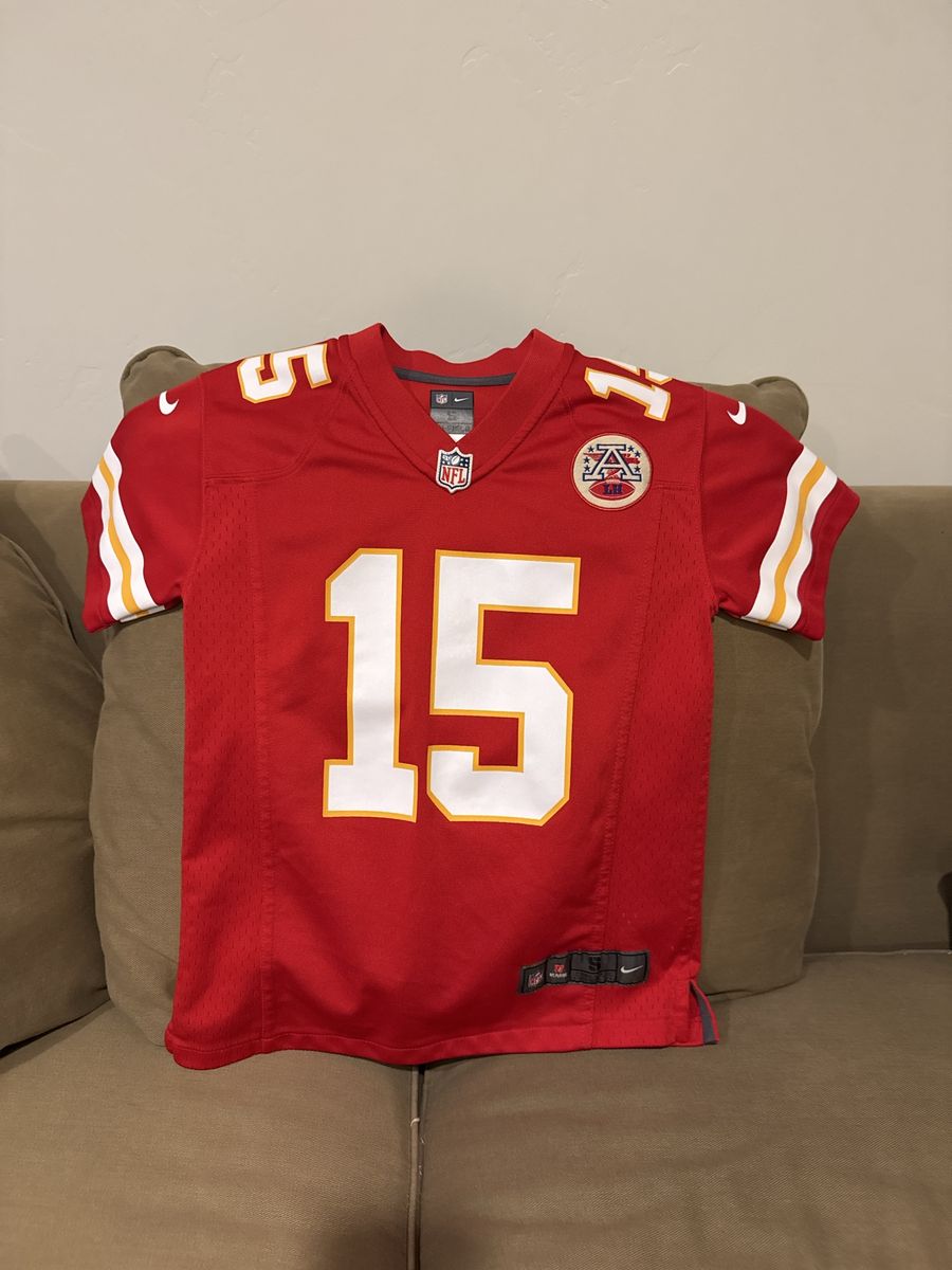 Nike Kansas City Chiefs Patrick Mahomes #15 Youth Small (8) Red NFL On Field Jersey - Unisex