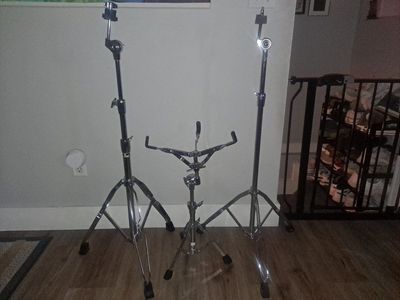 Pearl Cymbal Stands and Pearl snare stand