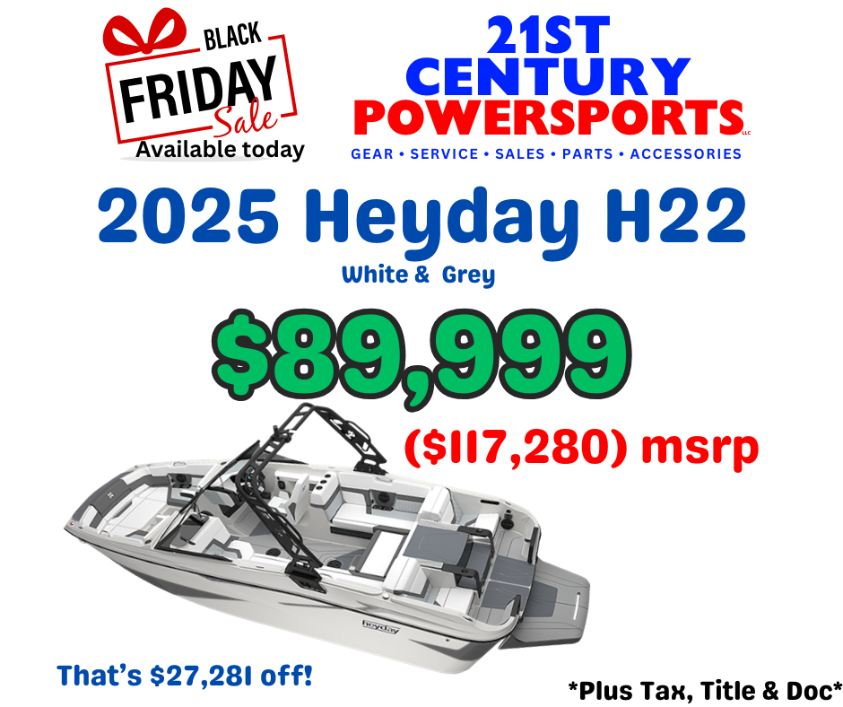 New 2025 Heyday H22 Wake Surf Boat