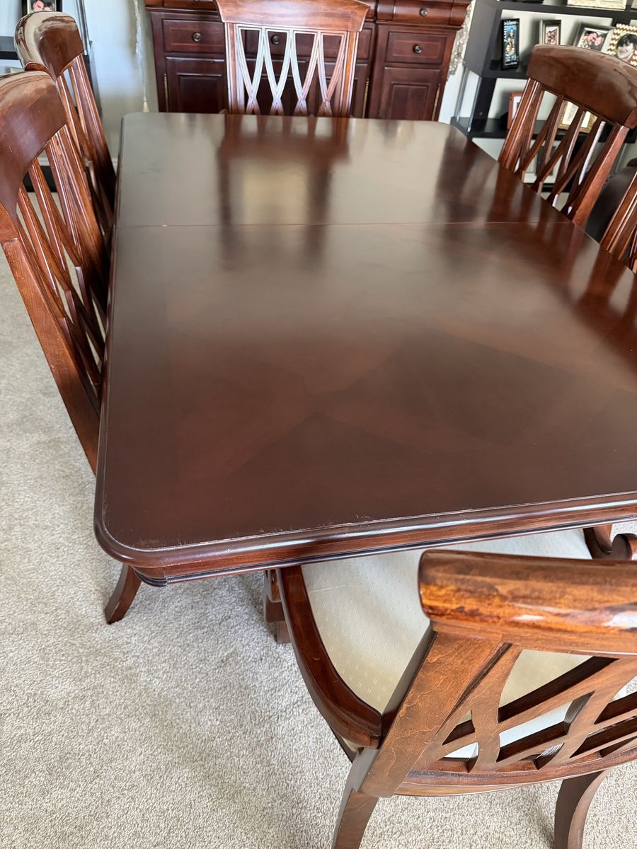 Formal dining room and buffet