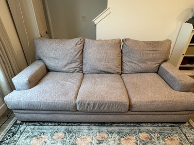 Sofamaster Piccolo Oversized 3-Seat Sofa – Light Gray
