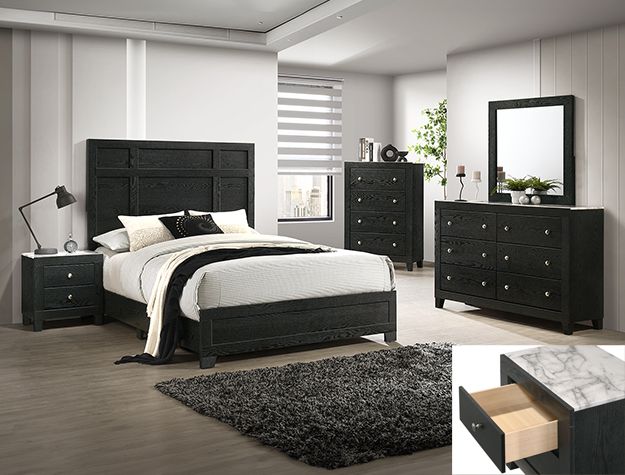 NEW King 6 PIECE BEDROOM SET -NEW IN BOX
