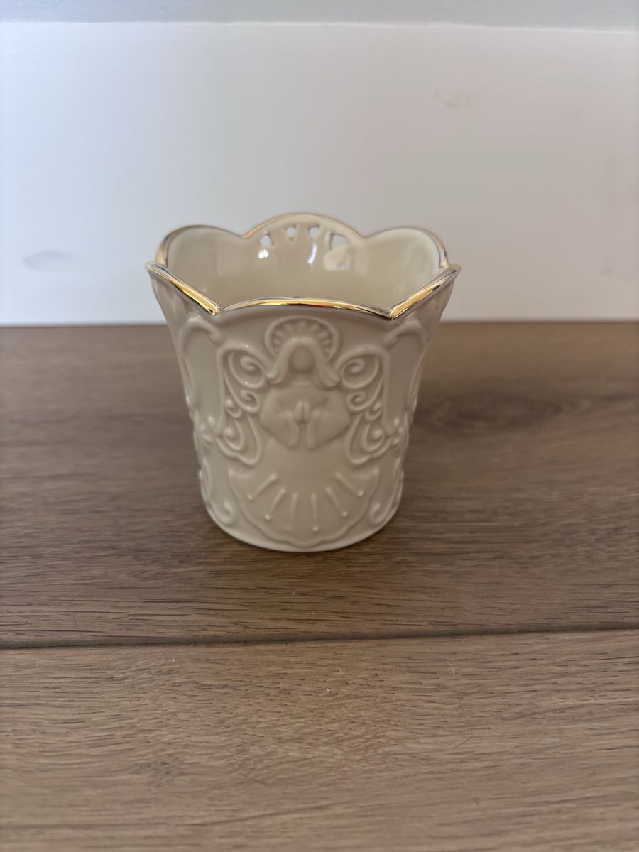 Lenox Merry Lights Angel votive candle holder