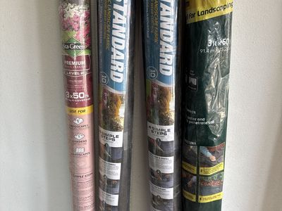 Scotts & Vigoro Basic Landscape Fabric Weed Control Film - Various Sizes & Brands