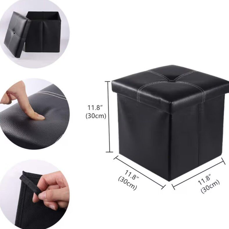 Foot Rest Stool with Storage