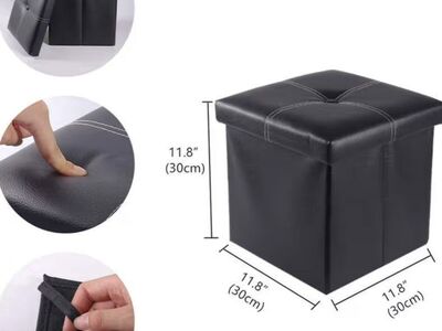 Foot Rest Stool with Storage