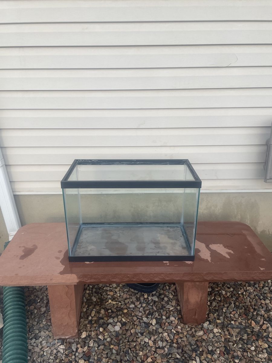 Used Standard Glass Aquarium Fish Tank Terrarium Habitat - Good Condition
