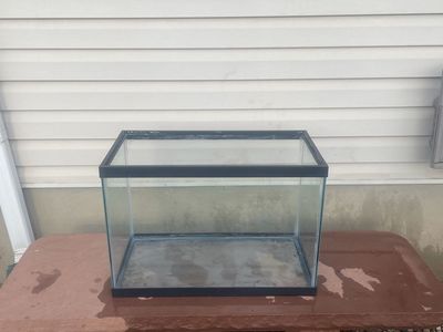 Used Standard Glass Aquarium Fish Tank Terrarium Habitat - Good Condition