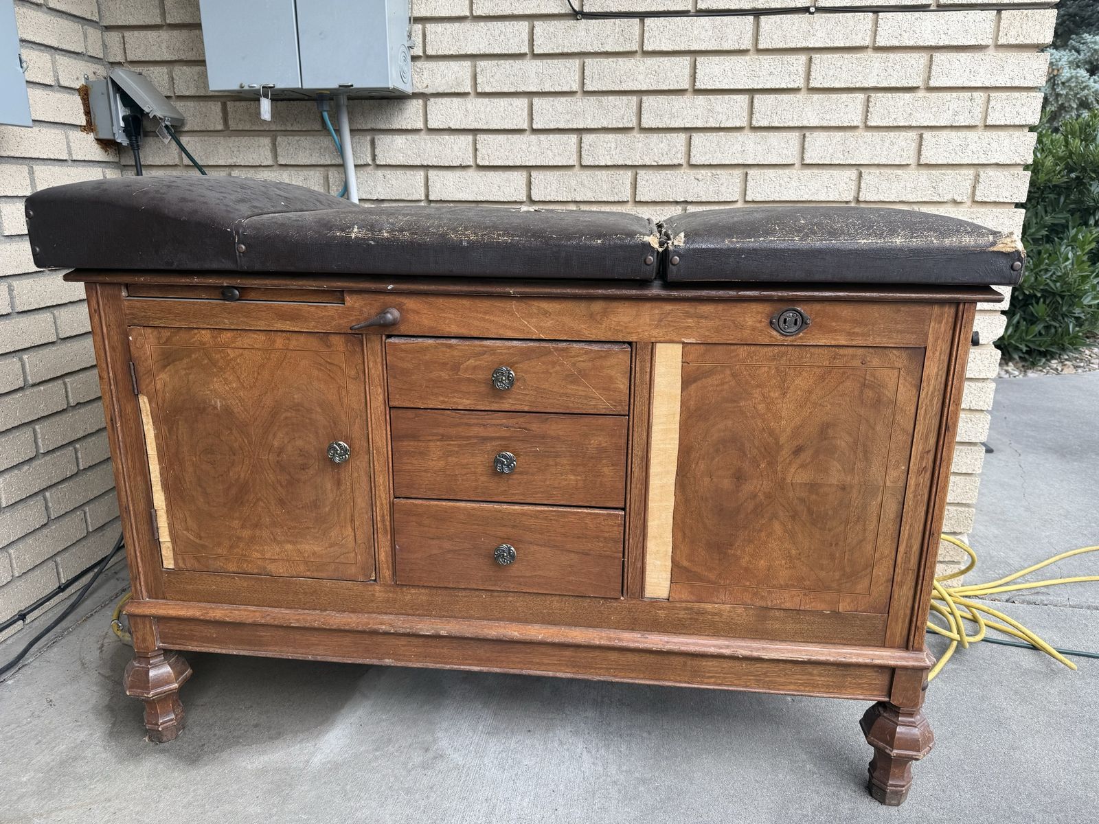Antique exam table