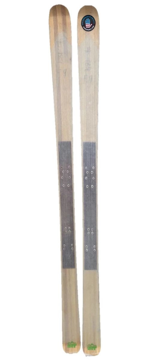 RAMP Skis USA Made demo blank test Pair  189cm Bamboo Core