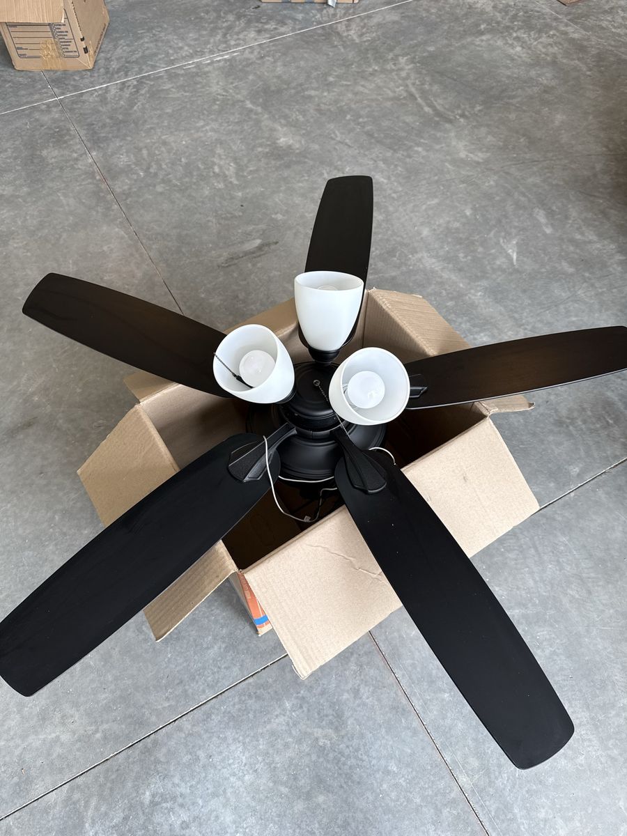 4 Ceiling Fans - less than year old - PLEASE READ DESCRIPTION
