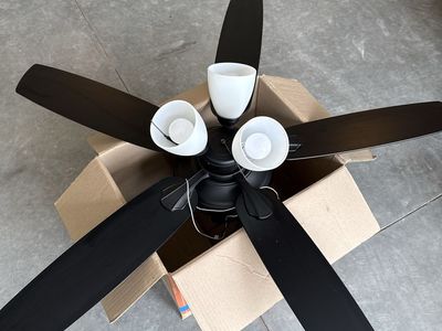 4 Ceiling Fans - less than year old - PLEASE READ DESCRIPTION
