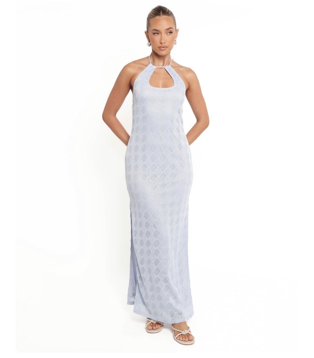 Petal & Pup Sonia Maxi Dress - Blue M
