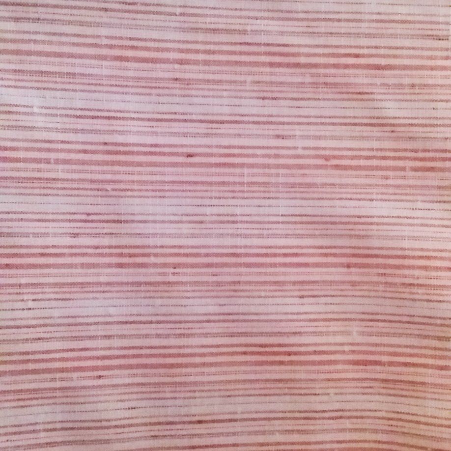 PINK STRIPES ON WHITE FABRIC  2 YDS  60 INCHES