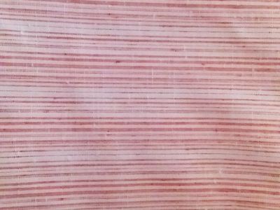 PINK STRIPES ON WHITE FABRIC 2 YDS 60 INCHES