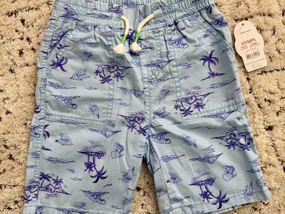 Boys Tropical Cargo Shorts (5T)