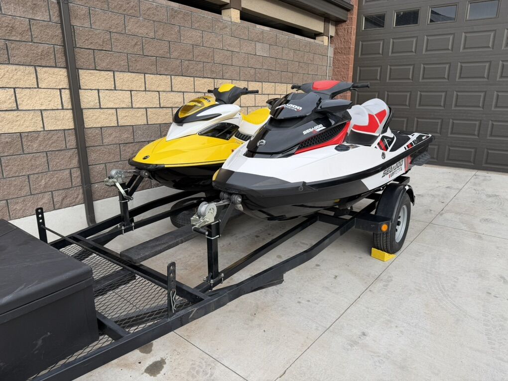 2 Supercharged 215Hp SeaDoo's W/ Trailer