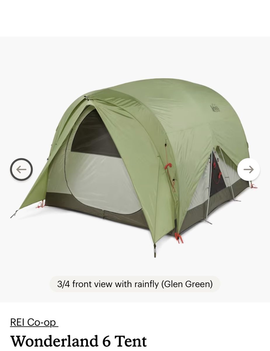 REI Co-op Wonderland 6-Person Tent with Mud Room and Footprint