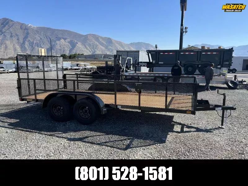 2026 Built Trailers 7x16 Wasatch Built Landscape U