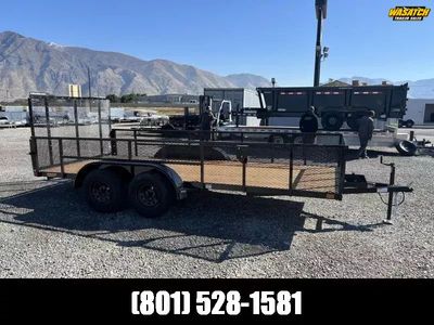 2026 Built Trailers 7x16 Wasatch Built Landscape U