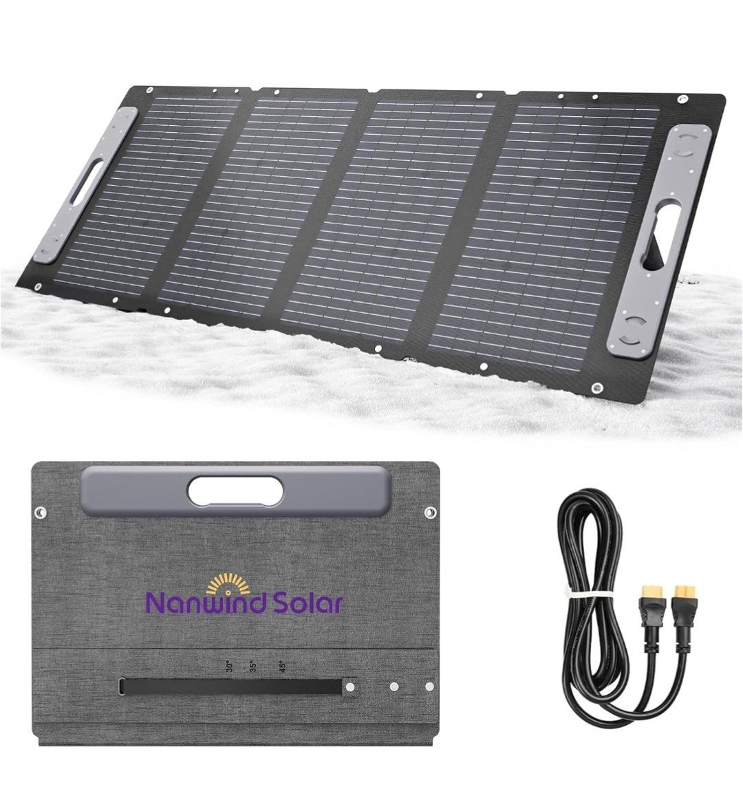 NEW - 100W Foldable Portable Solar Panel – Lightweight, Waterproof & Fast Charging