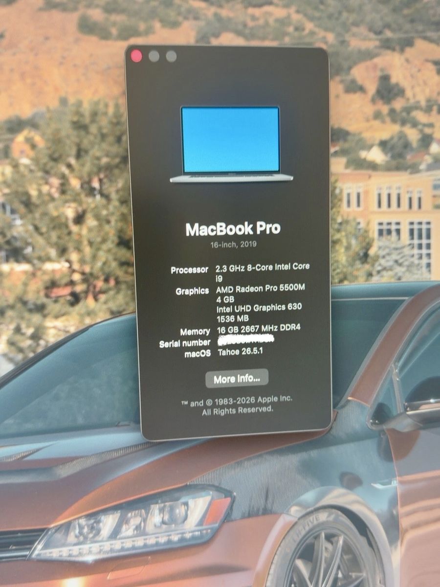 2019 MacBook Pro 16” — i9 / 1TB / Radeon Pro 5500M — Excellent Condition