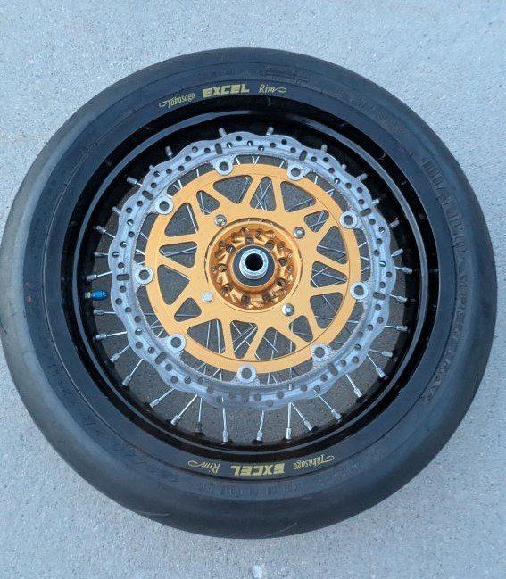 Kawasaki excel takasago rims and supermoto tires kx250/kx450