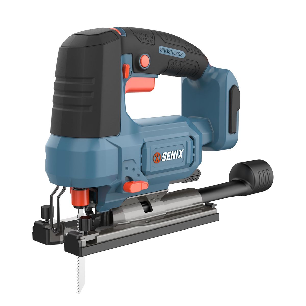 New! Senix 20V Max Cordless Jigsaw (Bare Tool Only), Jigsaw Cut Off Tool with Brushless Motor, 3000SPM, 6-Speed & 4-Orbital