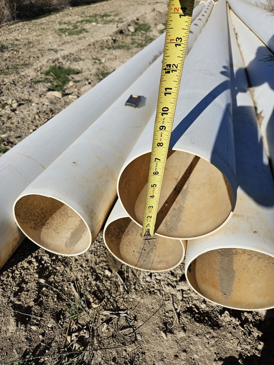 8" Gated Irrigation Pipe