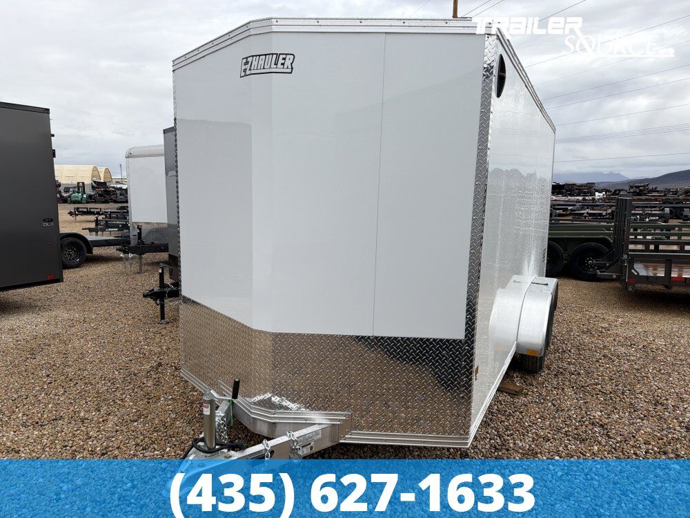7x16 Alcom Aluminum EZ Hauler XLT Trailer - 7'0" Interior - 7K GVWR -