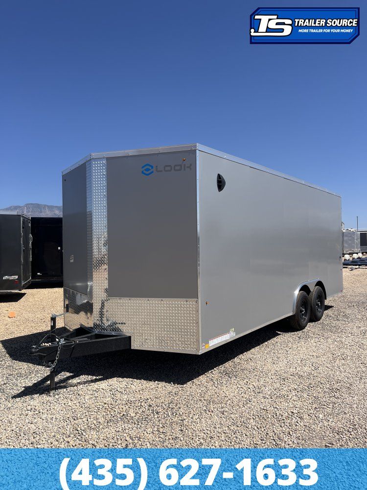 8.5x20 Look ST DLX Enclosed Cargo Trailer - 7'0" Interior - 10K GVWR - .080 PolyCor