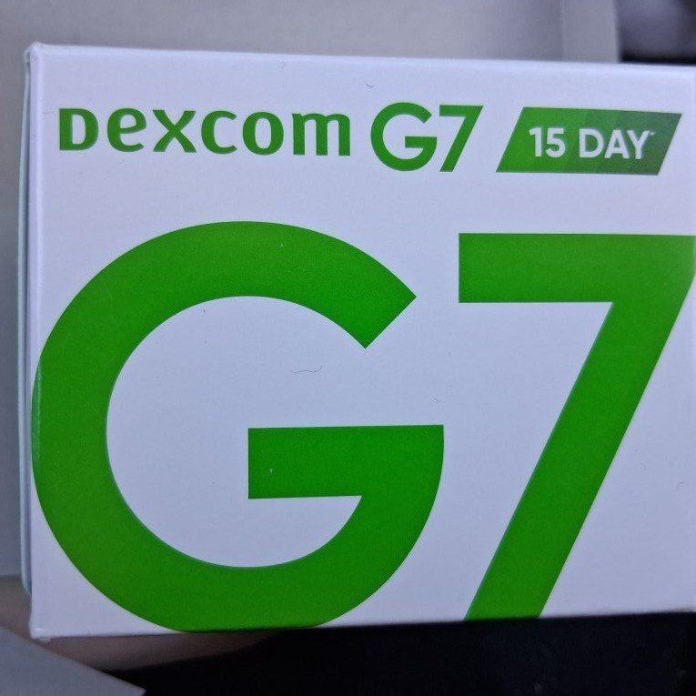 Dexcom G7 Continuous Glucose Monitoring (CGM) System - 15 Day Sensor (Unopened)