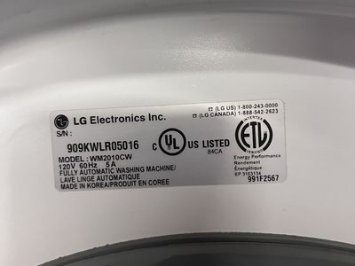 LG Washer • WM2010CW