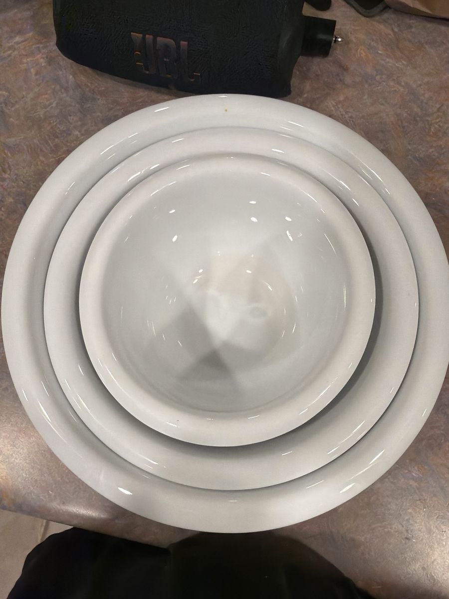 White Ceramic Nesting Bowls Set of 3 - Gilitzer Porzellan & Oven Safe Ceramic