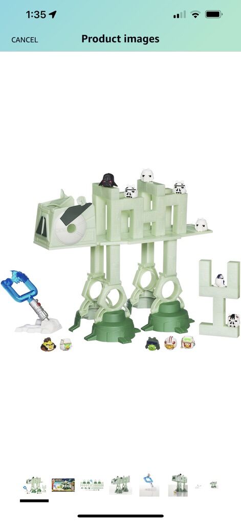 Star Wars Angry Birds Fighter Pods AT AT Attack