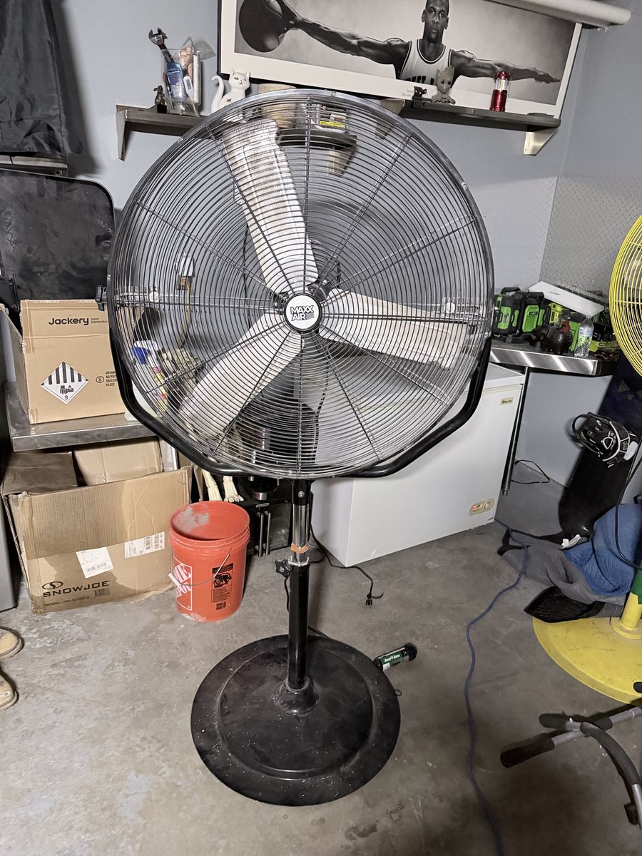 Large garage fan