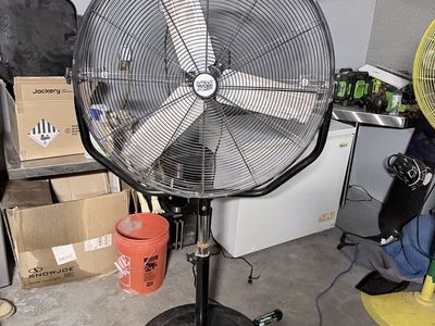 Large garage fan
