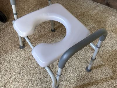 Toilet seat riser with arms