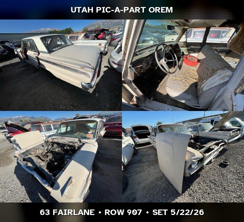 1963 Ford Fairlane Parts - UTPAP Orem