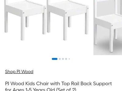 PJ kids chair set of 2